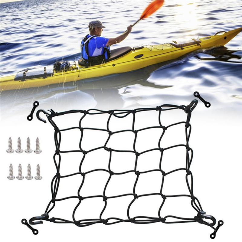 Deck Cargo Net with Lashing Ho - Fishing Kayak Crate 评论和价格