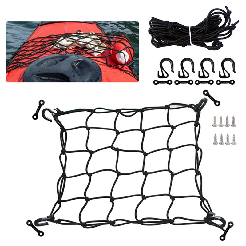 Deck Cargo Net with Lashing Ho - Fishing Kayak Crate 评论和价格