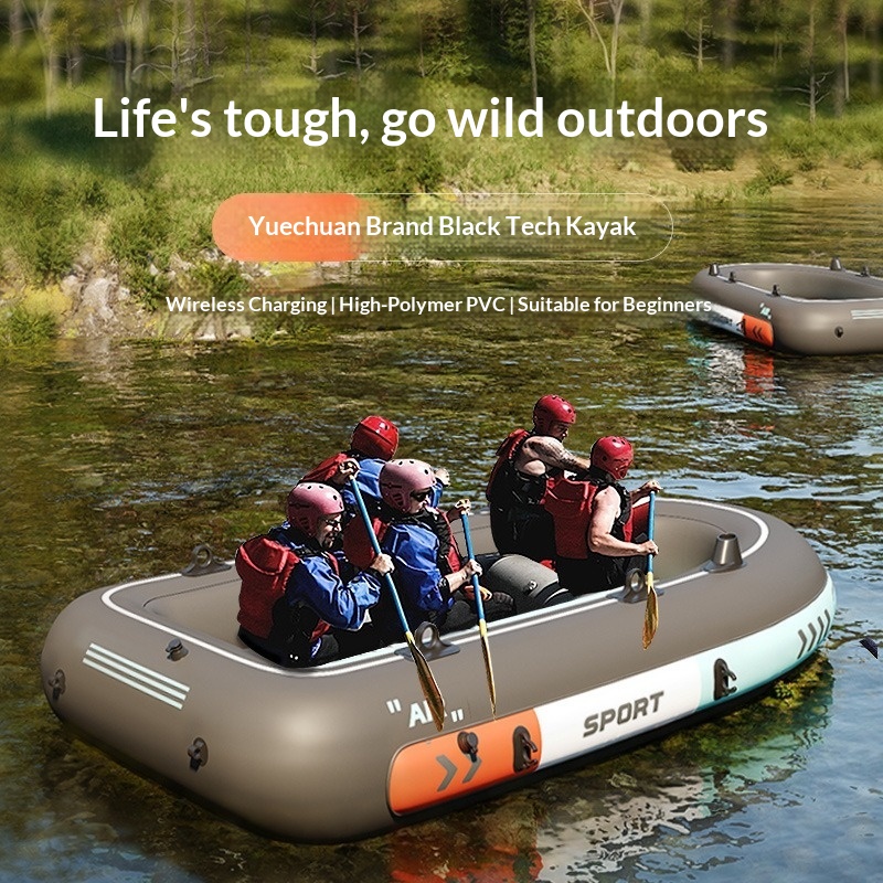Inflatable Tandem Fishing Kaya - Fishing Kayak Inflatable 评论和价格