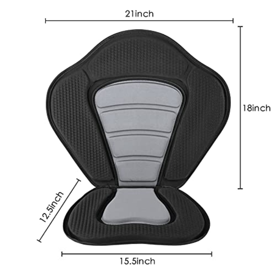 Deluxe Padded Kayak Seat with  - Fishing Kayak Storage Bag 评论和价格