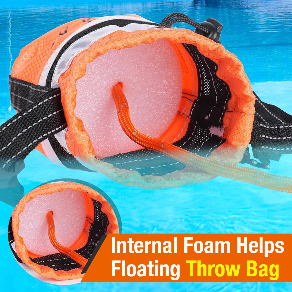 1SET Water Rescue Throw Bag, w - Fishing Kayak Crate 评论和价格