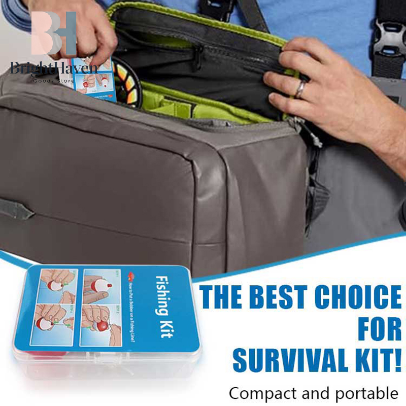 24Pcs/Set Emergency Fishing Ki - Fishing Kayak Crate 评论和价格