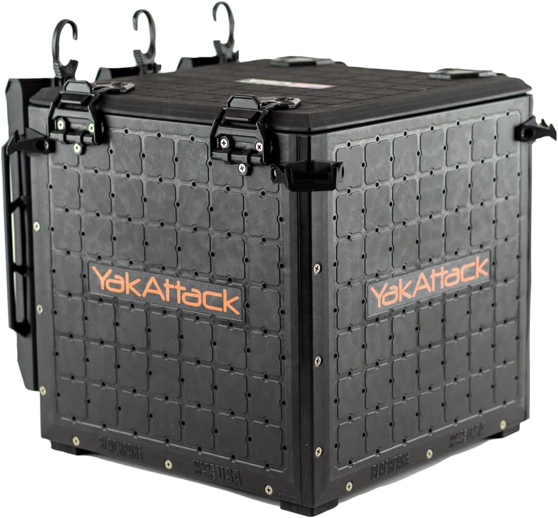 Fishing Crate with 3 Rod Holde - Fishing Kayak Crate 评论和价格