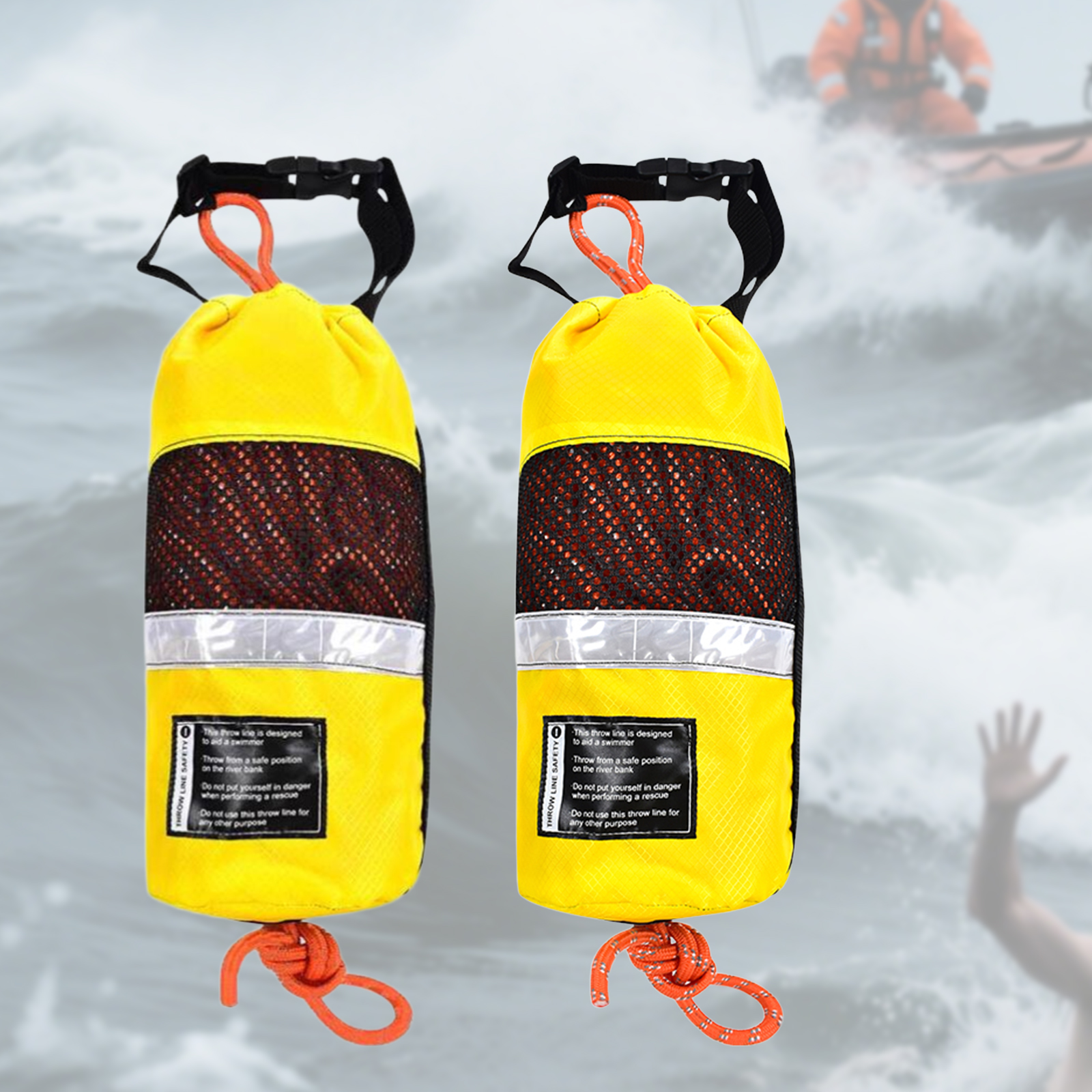 Throw Bag for Water Rescue Mar - Fishing Kayak Crate 评论和价格