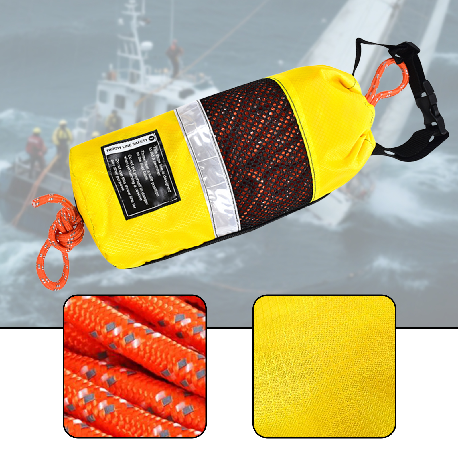 Throw Bag for Water Rescue Mar - Fishing Kayak Crate 评论和价格