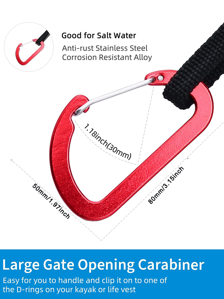 Kayak Paddle Leash Stretchable - Fishing Kayak Paddle Leash 评论和价格
