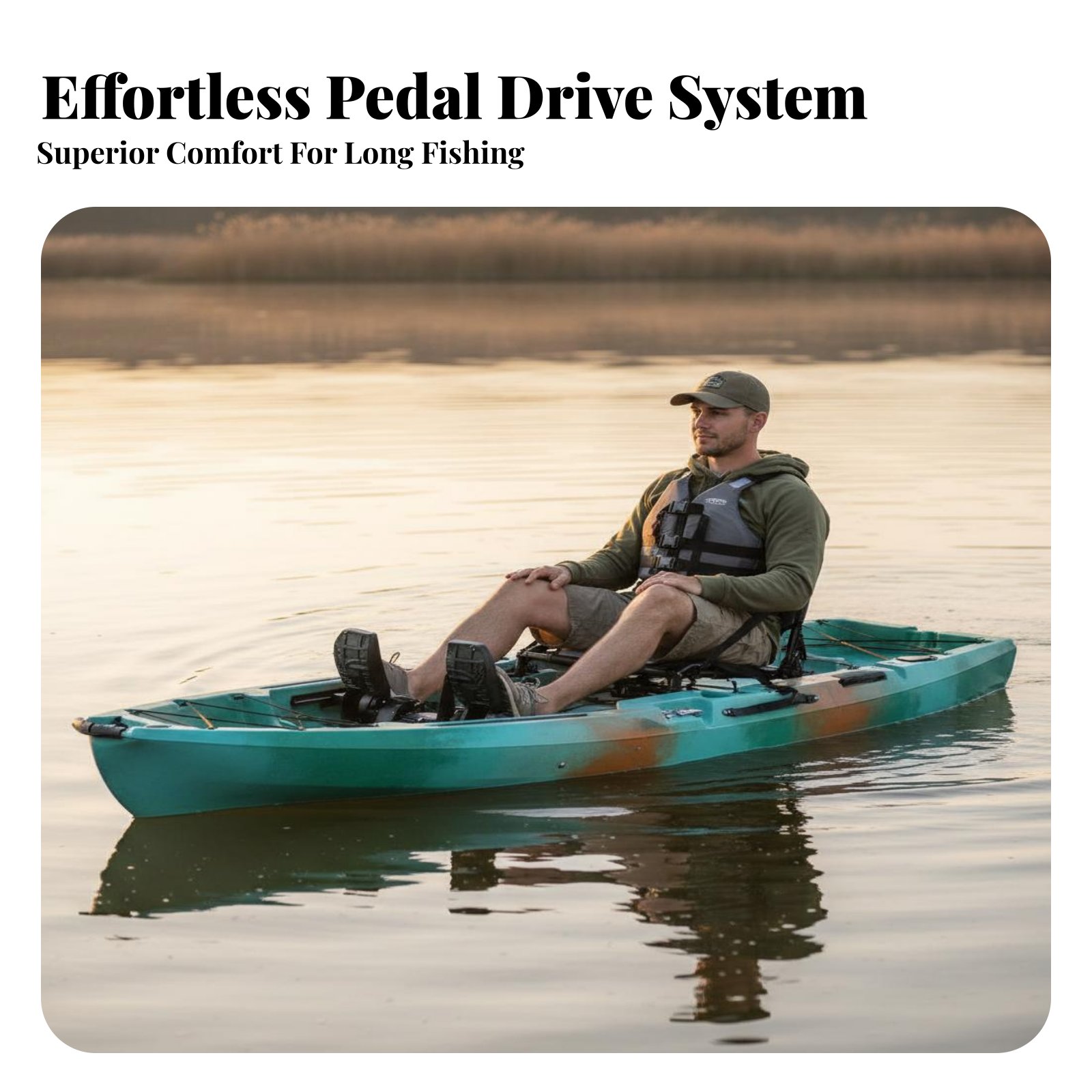 Pedal Drive Fishing Boat Folda - Fishing Kayak Inflatable 评论和价格