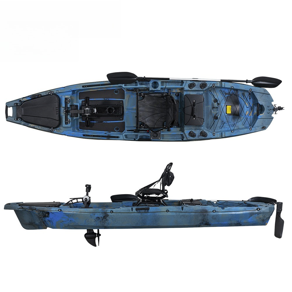 One-man pedal Kajak plastic ka - Fishing Kayak Pedal Drive 评论和价格