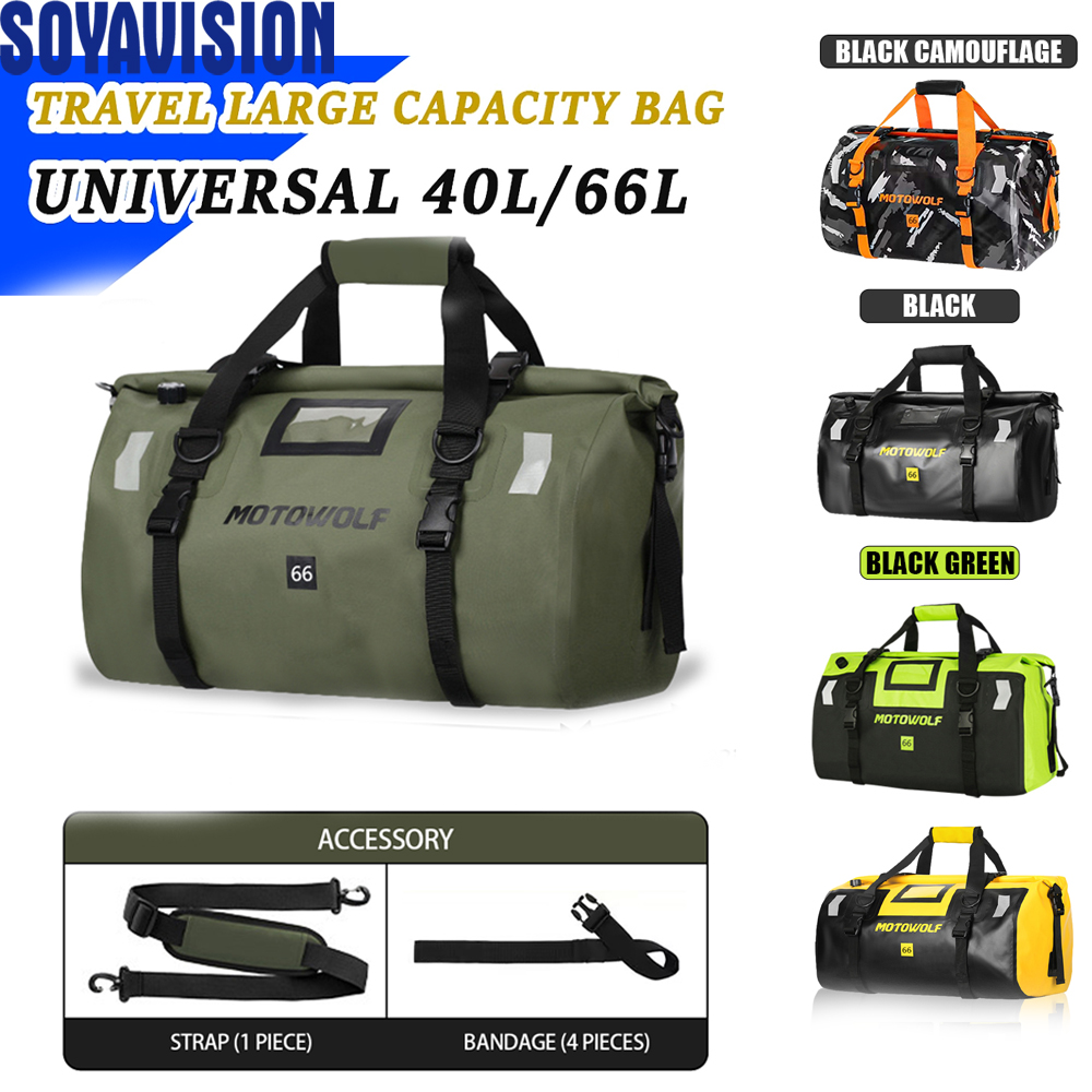 Waterproof Duffel Bag 40L/66L  - Fishing Kayak Storage Bag 评论和价格