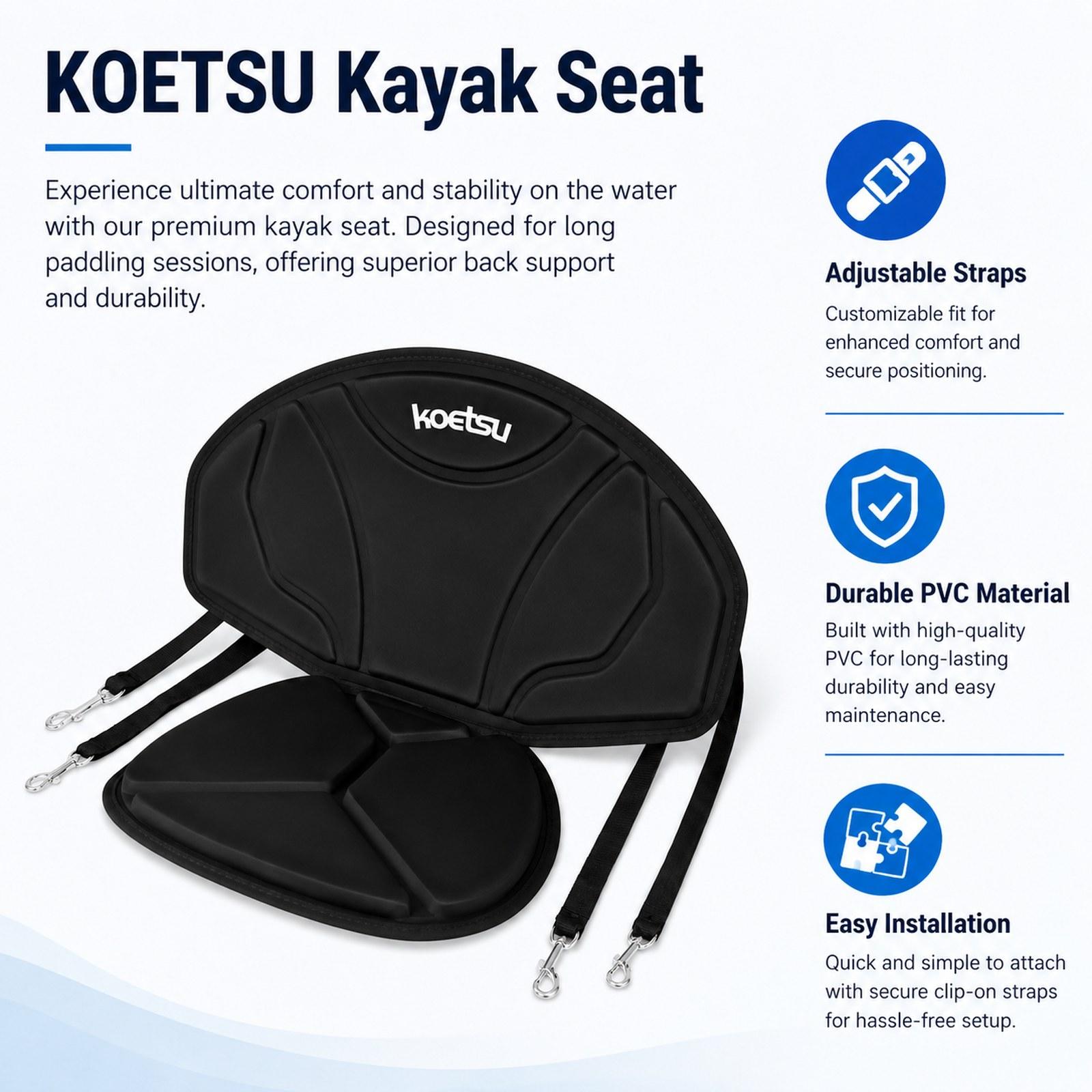 Kayak Seat Cushion Backrest Su - Fishing Kayak Sit In 评论和价格