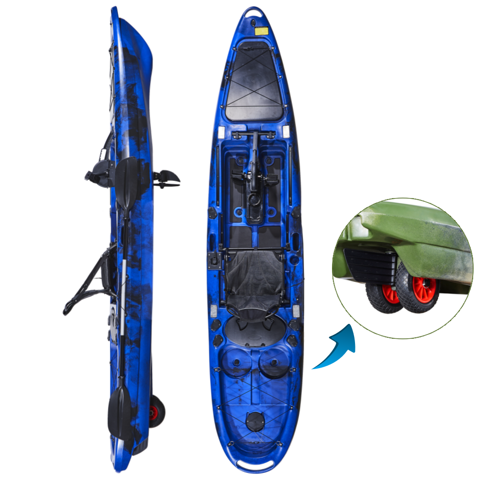 LSF 13ft One-Person Pedal Driv - Fishing Kayak Pedal Drive 评论和价格